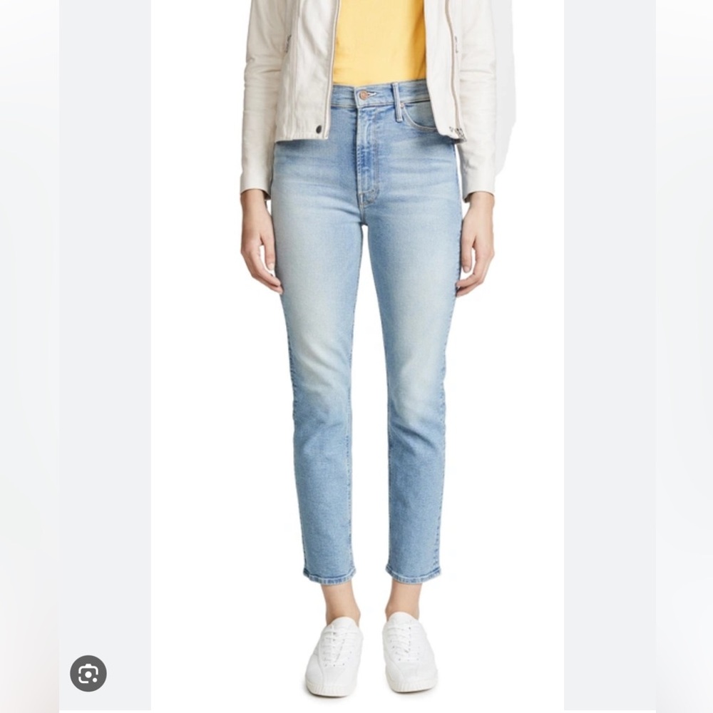 MOTHER The Dazzler Ankle Jeans Ready to Roll Wash